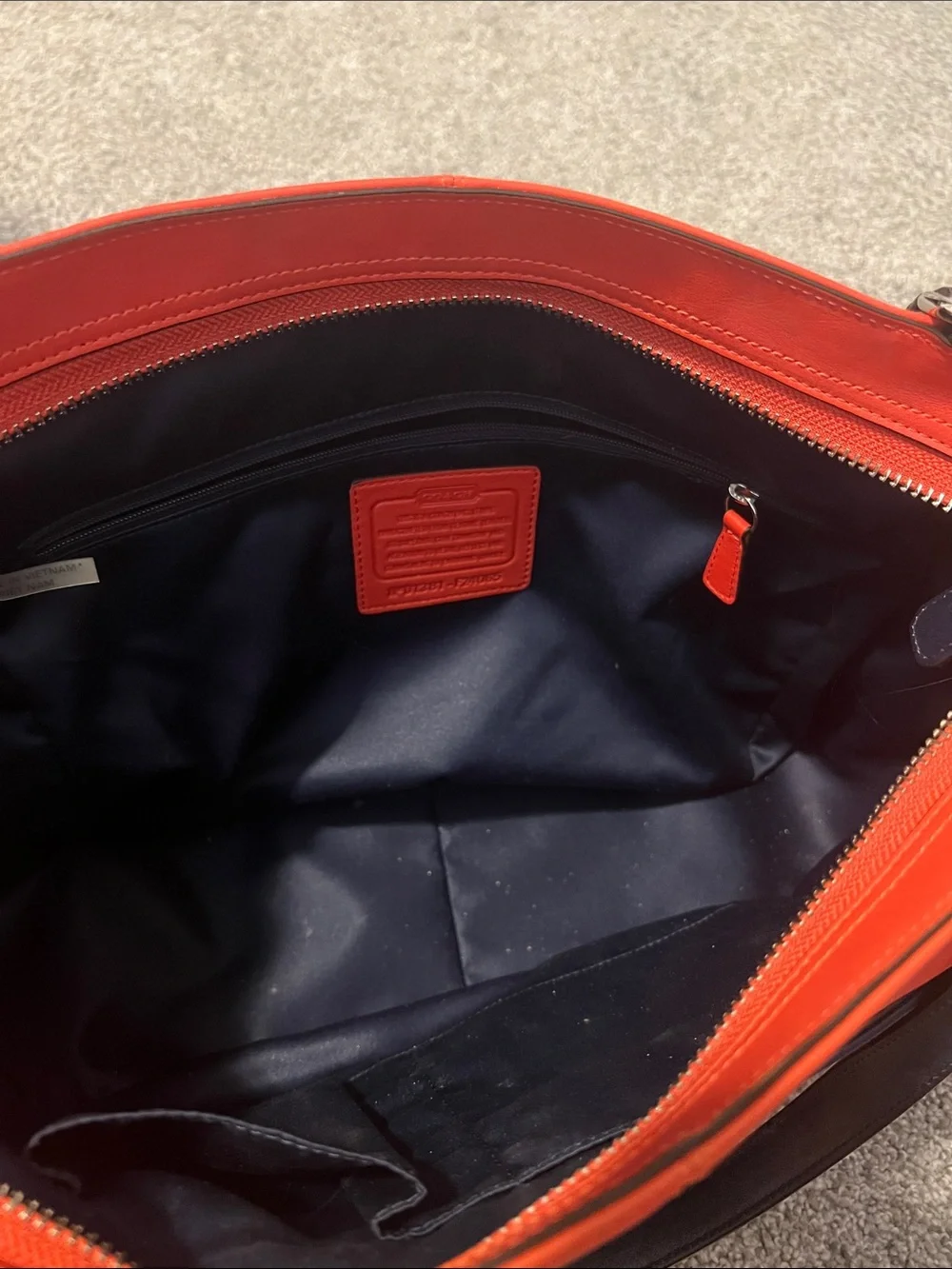 Coach colorblock shoulder